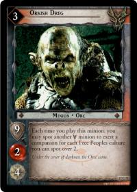 lotr tcg rise of saruman c uc orkish dreg