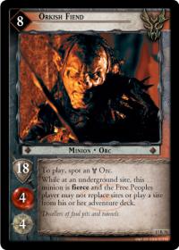 lotr tcg rise of saruman orkish fiend