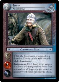 lotr tcg rise of saruman eowyn northwoman