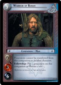 lotr tcg rise of saruman c uc warrior of rohan