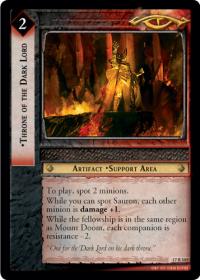 lotr tcg rise of saruman throne of the dark lord