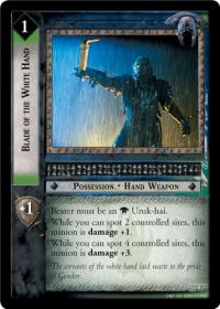 lotr tcg rise of saruman c uc blade of the white hand