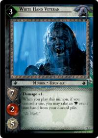 lotr tcg rise of saruman white hand veteran