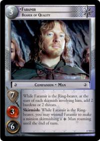 lotr tcg rise of saruman faramir bearer of quality foil