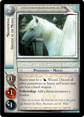 Shadowfax, Greatest of the Mearas (Masterwork