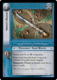 lotr tcg treachery and deceit arwen s dagger