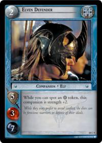 lotr tcg treachery and deceit c uc elven defender