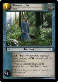 lotr tcg treachery and deceit c uc woodhall elf exile