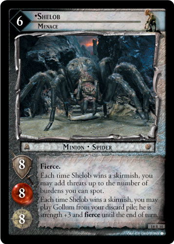 Shelob, Menace