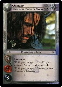 lotr tcg treachery and deceit aragorn heir to the throne of gondor