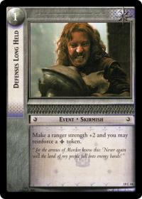 lotr tcg treachery and deceit c uc defenses long held