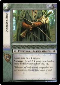 lotr tcg treachery and deceit c uc dunadan s bow