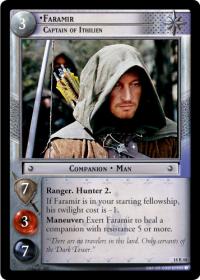 lotr tcg treachery and deceit faramir captain of ithilien