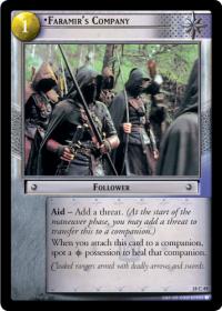 lotr tcg treachery and deceit c uc faramir s company