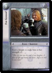 lotr tcg treachery and deceit c uc for gondor