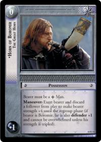 lotr tcg treachery and deceit horn of boromir the great horn