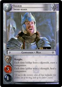 lotr tcg treachery and deceit isildur sword bearer