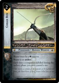 lotr tcg treachery and deceit c uc corsair bow