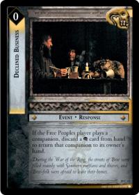 lotr tcg treachery and deceit c uc declined business