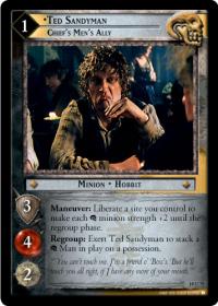 lotr tcg treachery and deceit c uc ted sandyman chief s men s ally