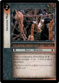 lotr tcg treachery and deceit gruesome meal