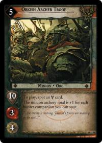 lotr tcg treachery and deceit c uc orkish archer troop