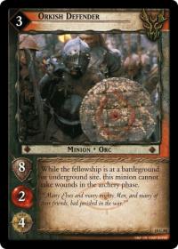 lotr tcg treachery and deceit c uc orkish defender