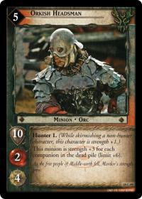 lotr tcg treachery and deceit c uc orkish headsman