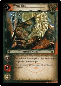 lotr tcg treachery and deceit c uc wary orc