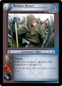 lotr tcg treachery and deceit c uc rohirrim recruit