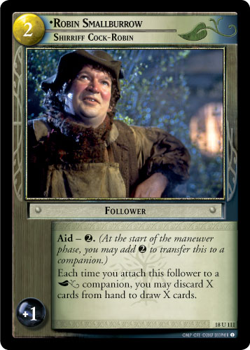 Robin Smallburrow, Shirriff Cock-Robin