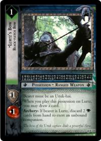 lotr tcg treachery and deceit lurtz s bow black fletch bow