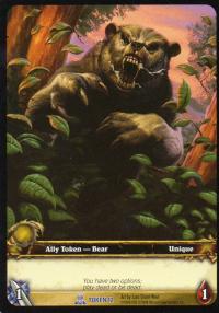 warcraft tcg tokens bear