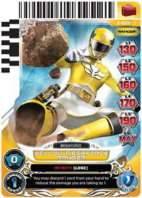 power rangers guardians of justice yellow megaforce ranger 033