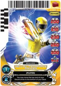 power rangers guardians of justice yellow megaforce ranger 034