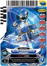 power rangers guardians of justice blue megaforce ranger 035