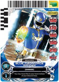 power rangers guardians of justice blue megaforce ranger 036