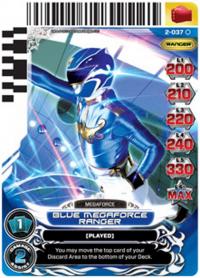 power rangers guardians of justice blue megaforce ranger 037