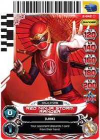 power rangers guardians of justice red ninja storm ranger 042