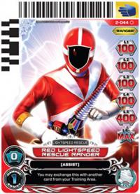 power rangers guardians of justice red lightspeed rescue ranger 044
