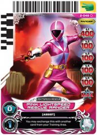 power rangers guardians of justice pink lightspeed rescue ranger 048