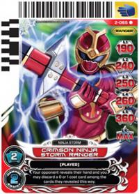 power rangers guardians of justice crimson ninja storm ranger 065