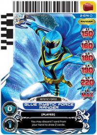 power rangers guardians of justice blue mystic force ranger 074