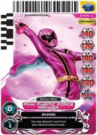 power rangers guardians of justice pink mystic force ranger 075