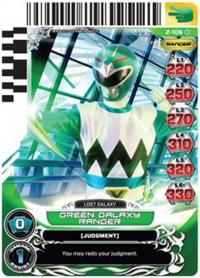 power rangers guardians of justice green galaxy ranger 106