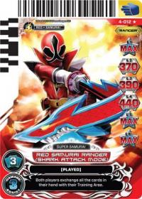 power rangers legends unite red samurai ranger shark 012