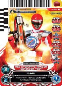 power rangers legends unite red overdrive ranger defender 032