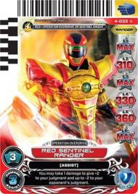 power rangers legends unite red sentinel ranger 033