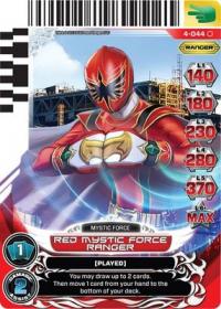 power rangers legends unite red mystic force ranger 044