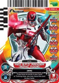 power rangers legends unite red s p d ranger sonic mode 056